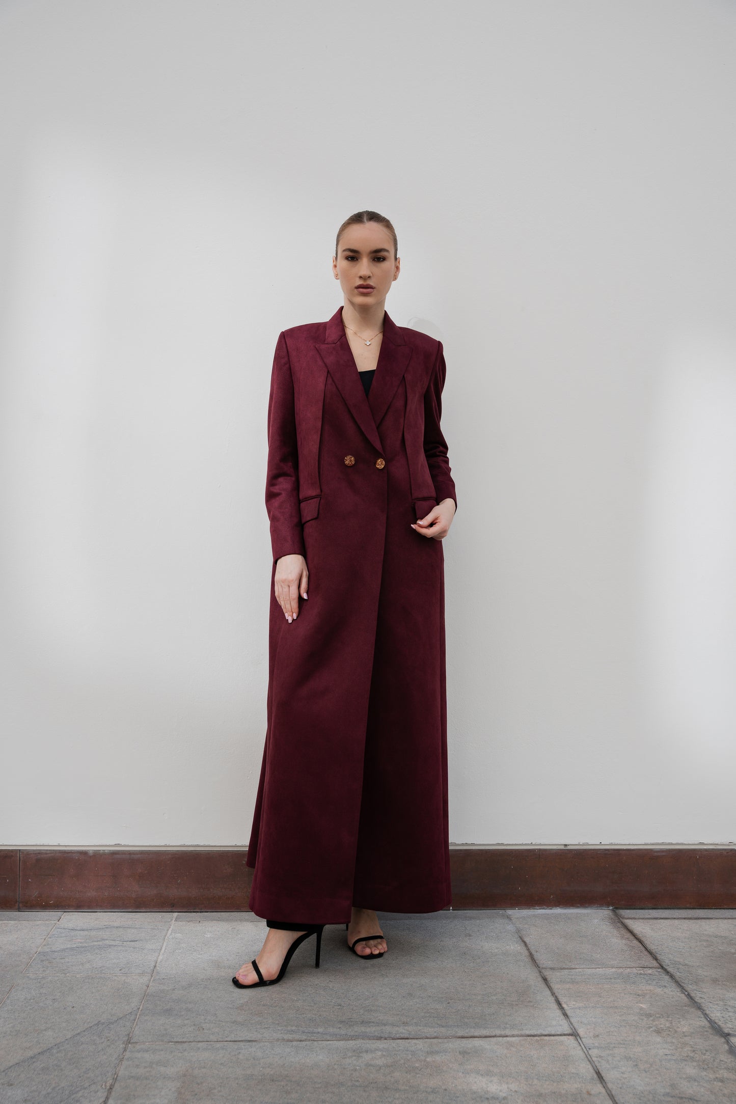 Bordeaux Authority | Maroon Abaya