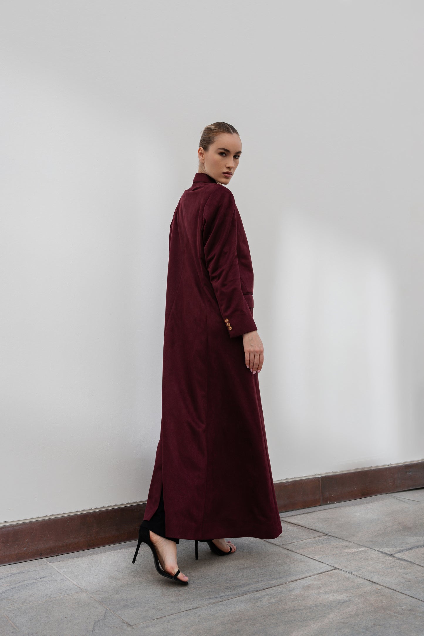 Bordeaux Authority | Maroon Abaya