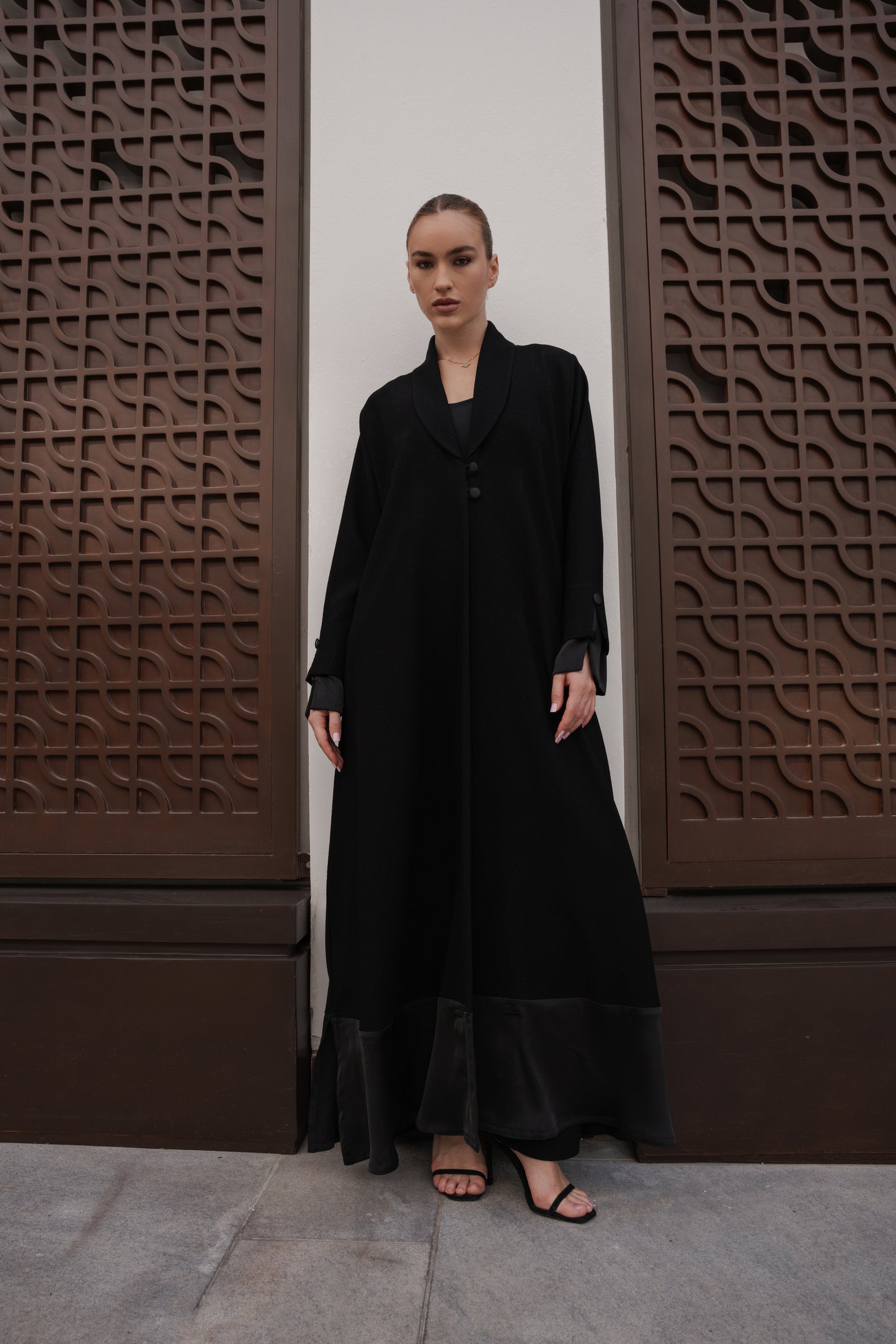 Veloura Drift | Black Abaya