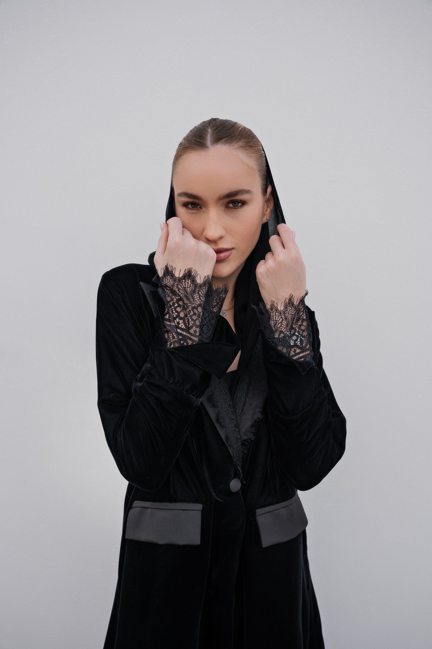 Velvet Noir | Black Abaya
