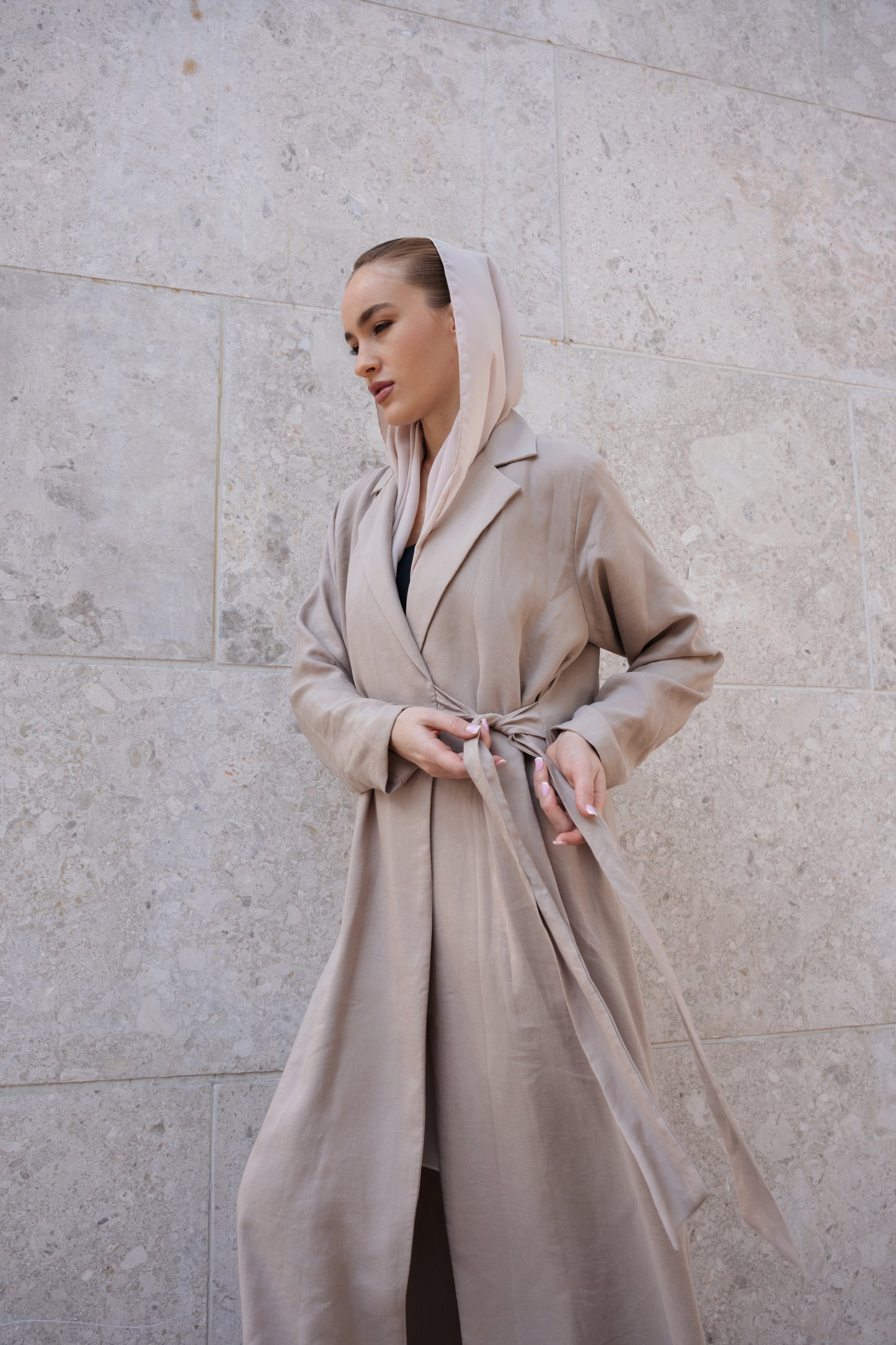 Sand Whisper | Beige Abaya