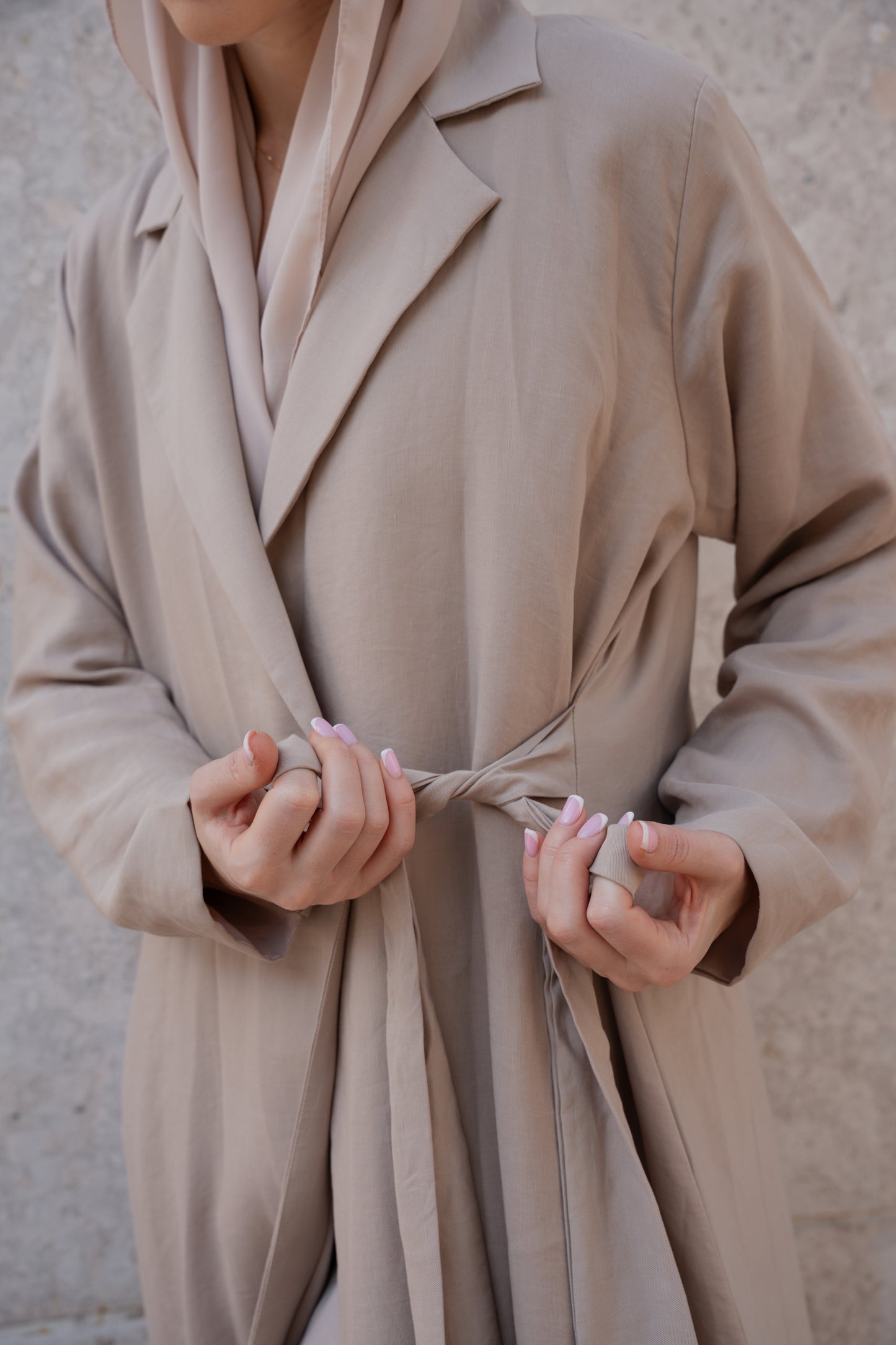 Sand Whisper | Beige Abaya