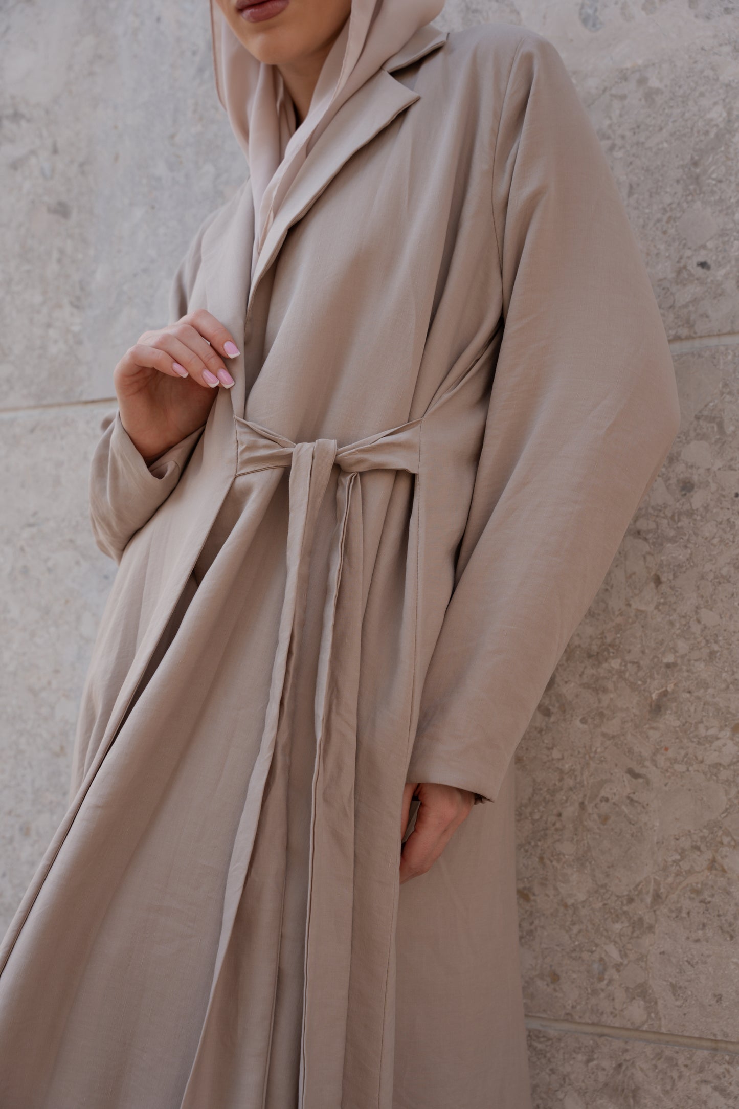 Sand Whisper | Beige Abaya