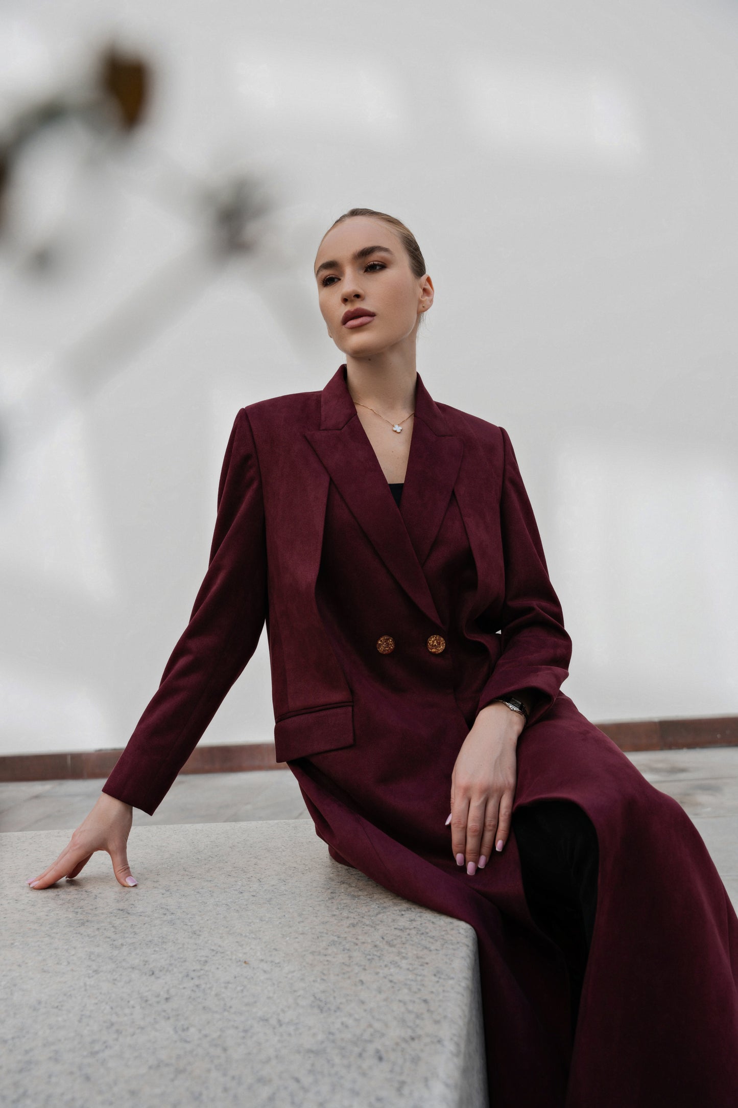 Bordeaux Authority | Maroon Abaya